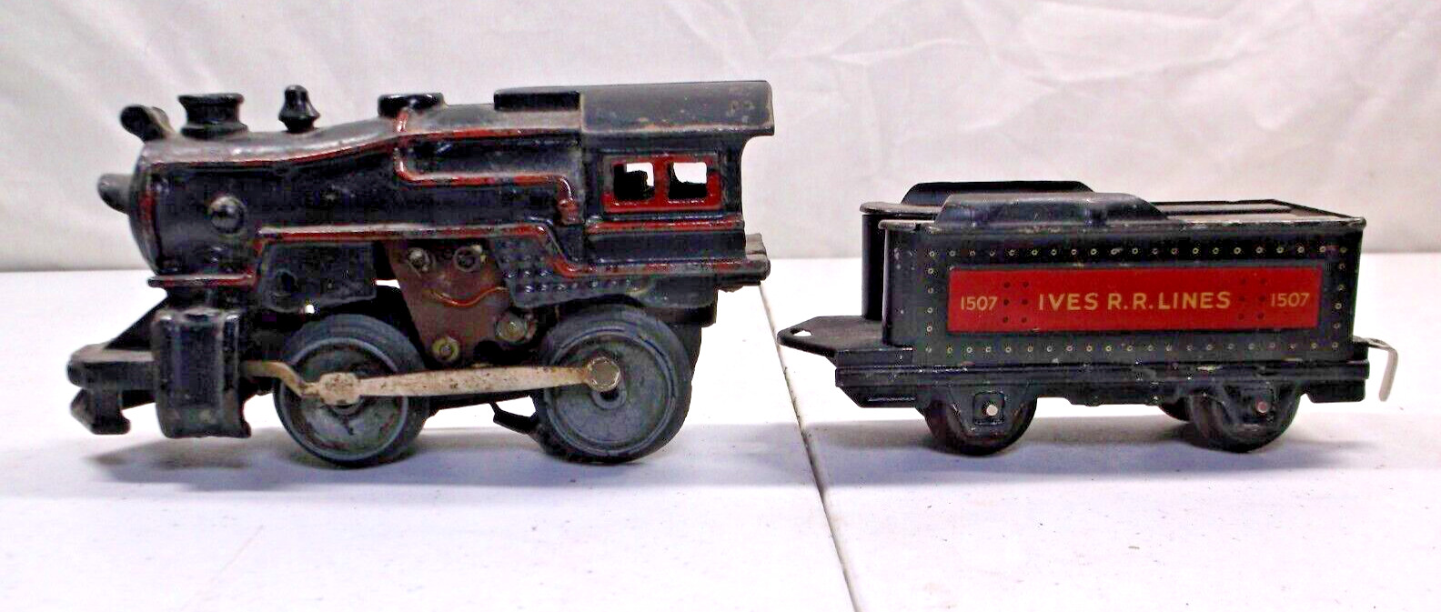 O gauge Ives steam engine (lot 6971)