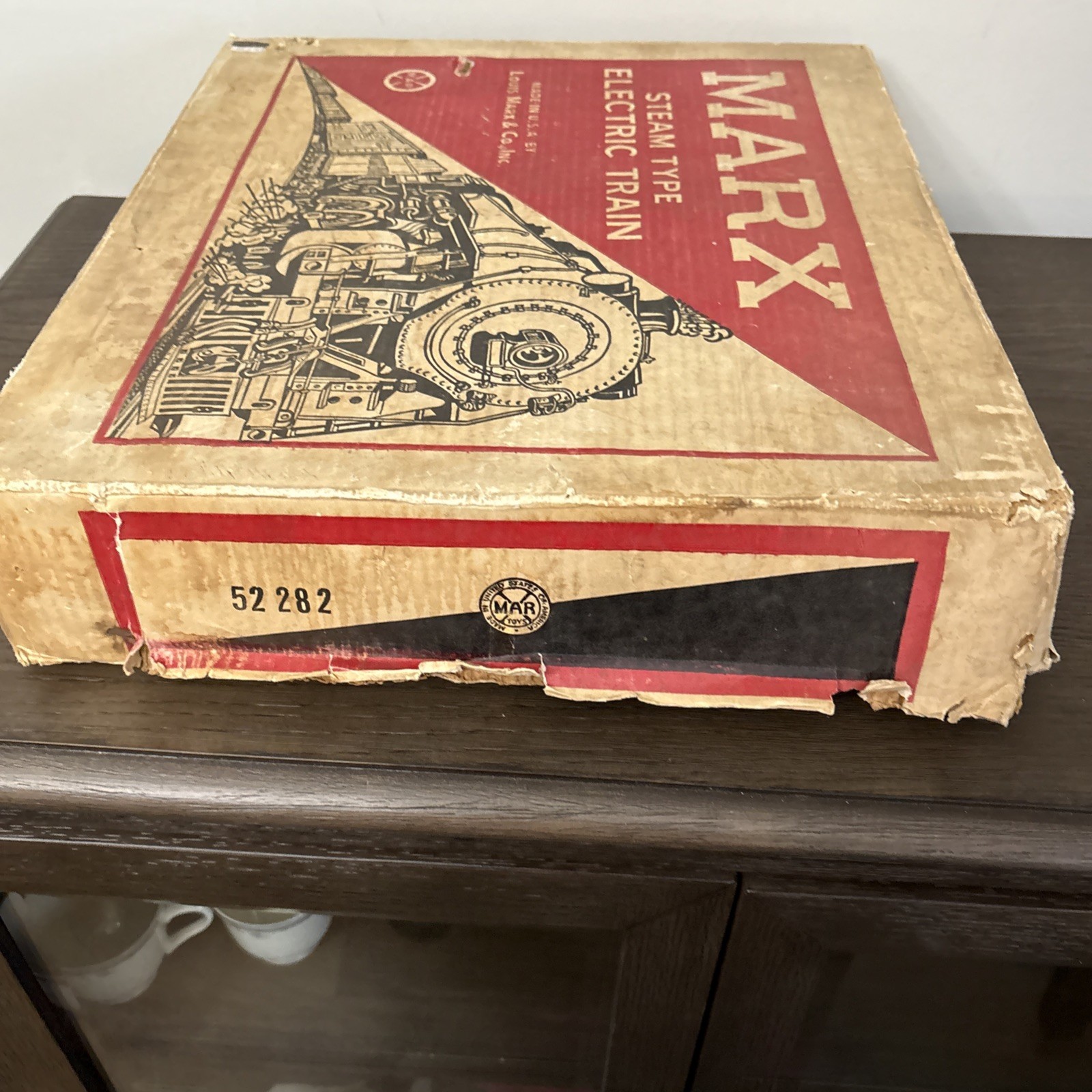 Vintage Marx 666 Steam Train Set Postwar w/box Manuals As Is Untested