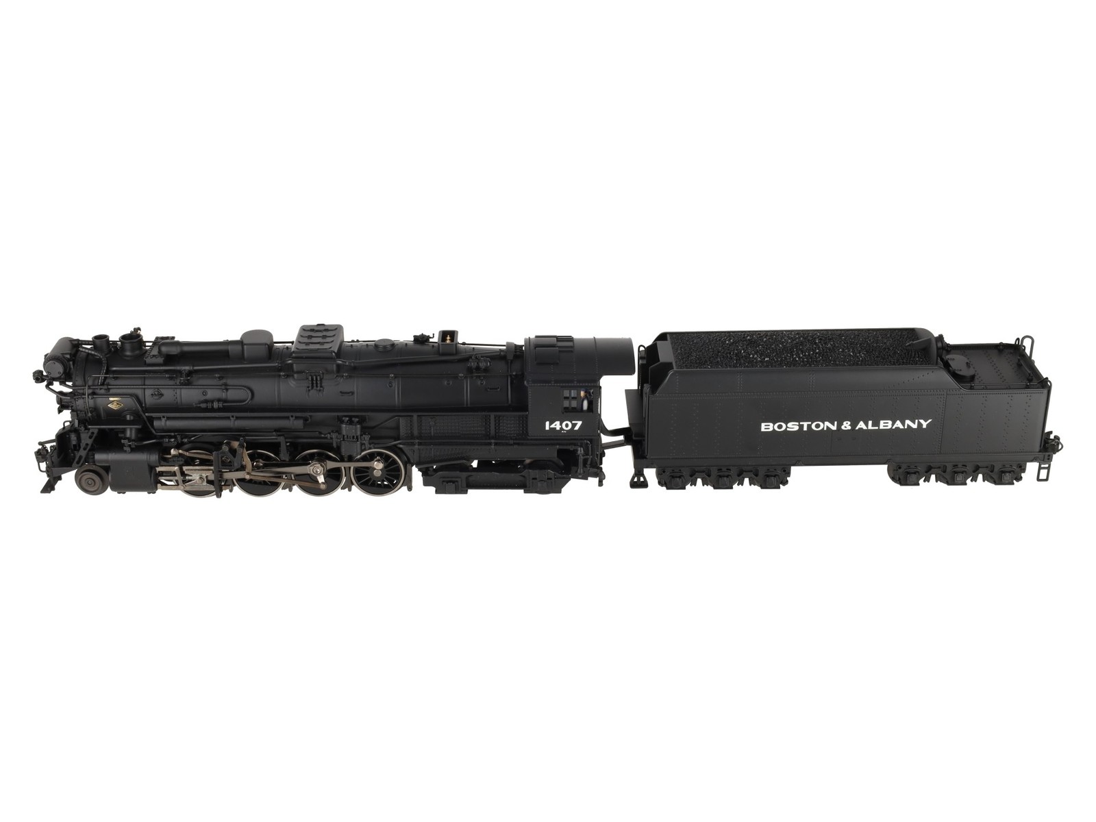 K-Line K3670-1407CC O Boston & Albany 2-8-4 Berkshire Steam Locomotive #1407 EX