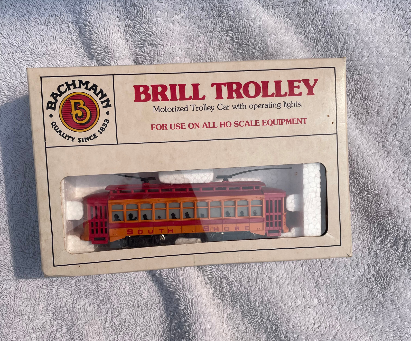 BACHMANN #1312-“South Shore Line Brill Trolley”~HO Scale~IN PACKAGE~READ DESC.