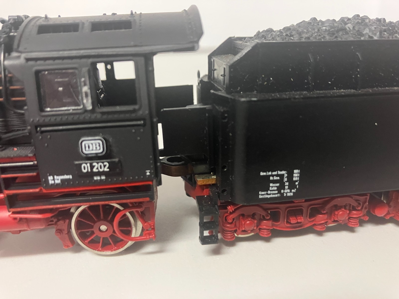 Roco 43242 H0 Steam Locomotive BR 01 202 of the DB & Tender Original Box MB