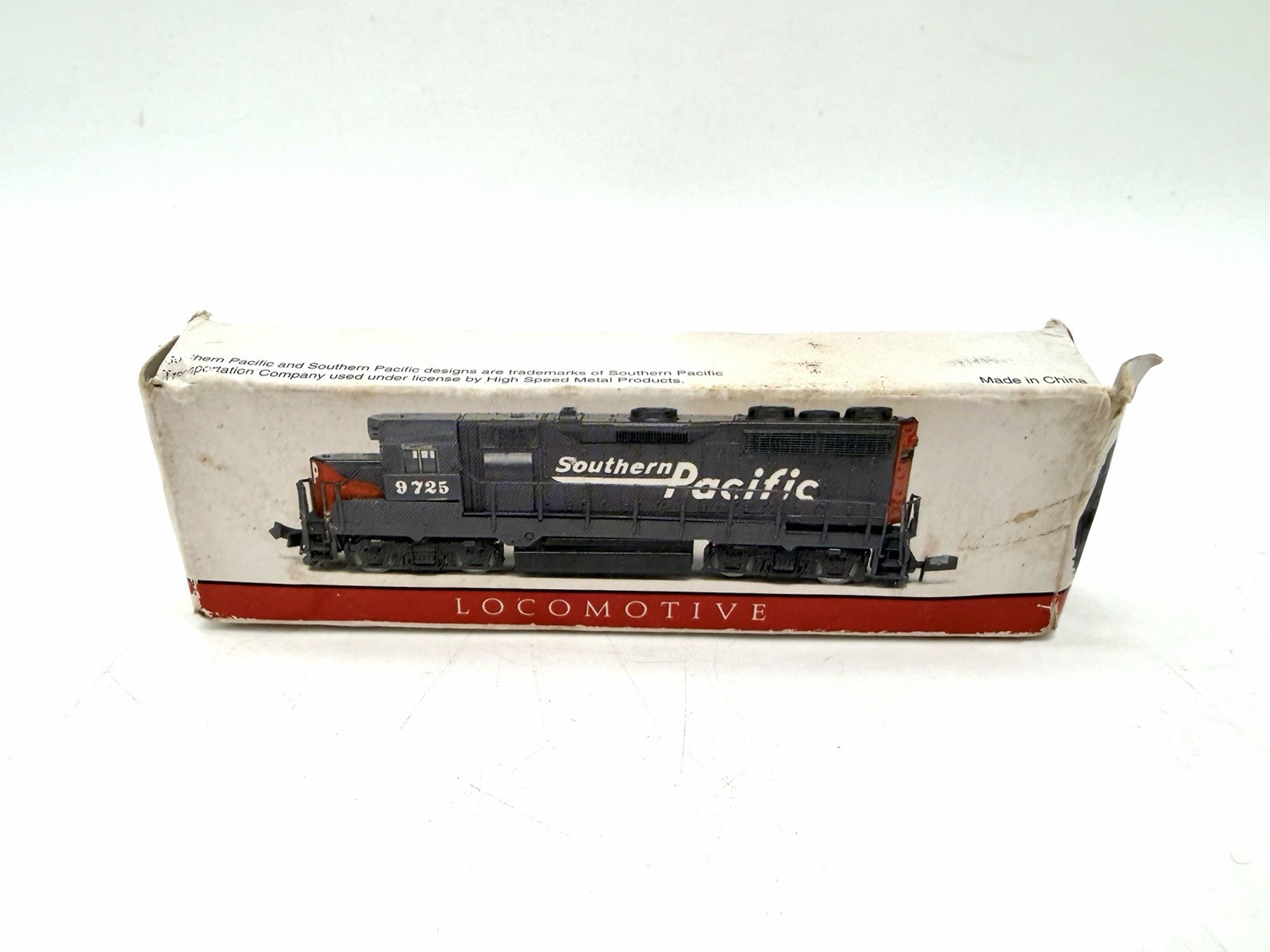 Southern Pacific 9725 N Scale Dummy Locomotive No. 418 w/ Box High Speed