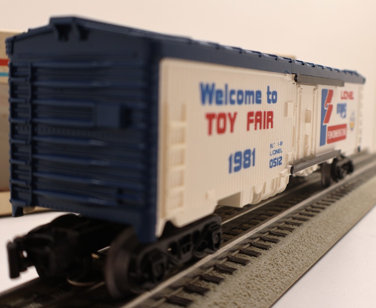 Lionel, O/O27, 6-0512, Toy Fair 1981 Box Car, #0512, C-8, LN/OB