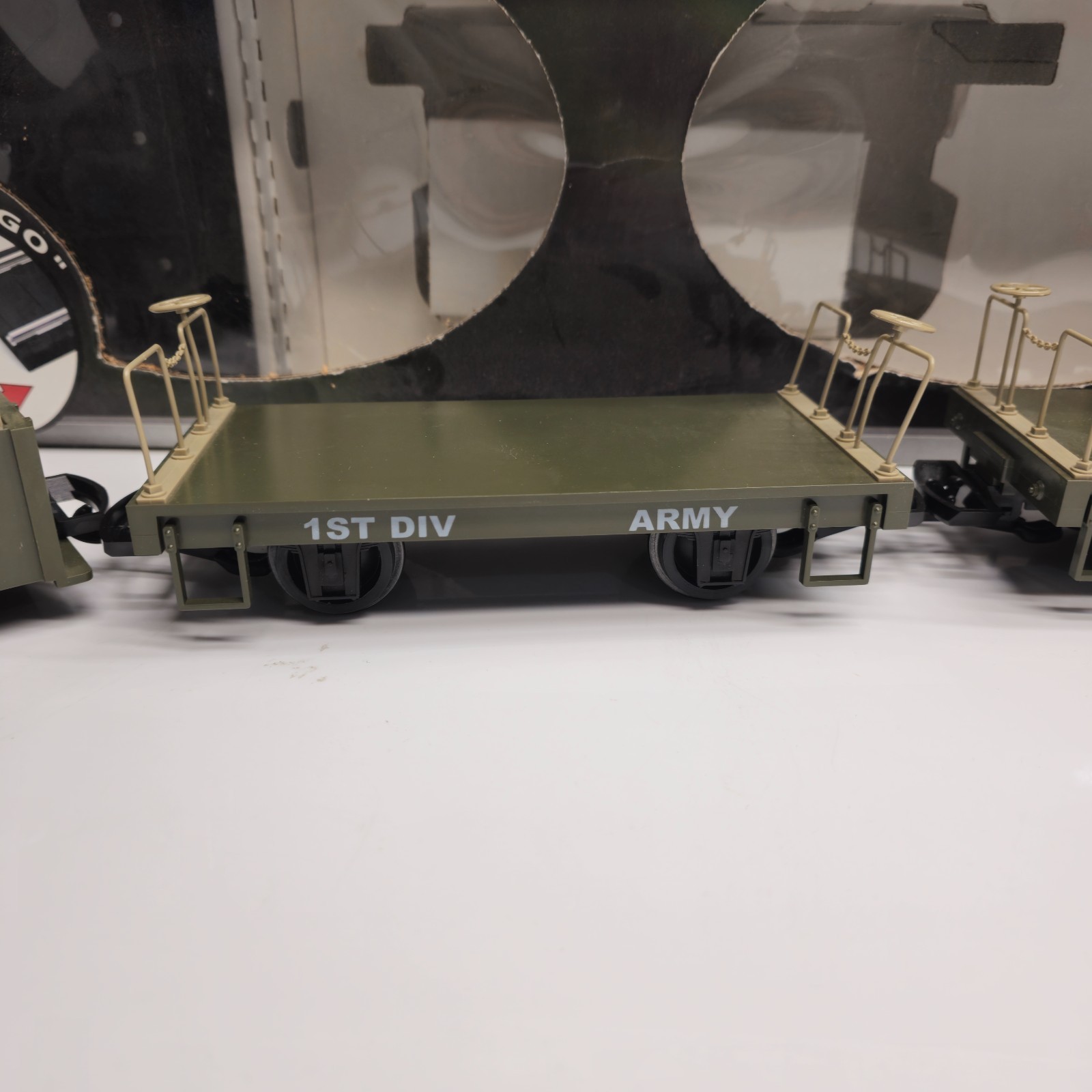 Hartland Locomotive Works 3rd Brigade Army Train Set Mack Licensed No Cord