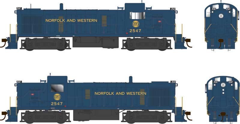 Bowser HO Scale ~ New ~ Norfolk & Western #2554 ~ Executive DCC Sound ~ 25223