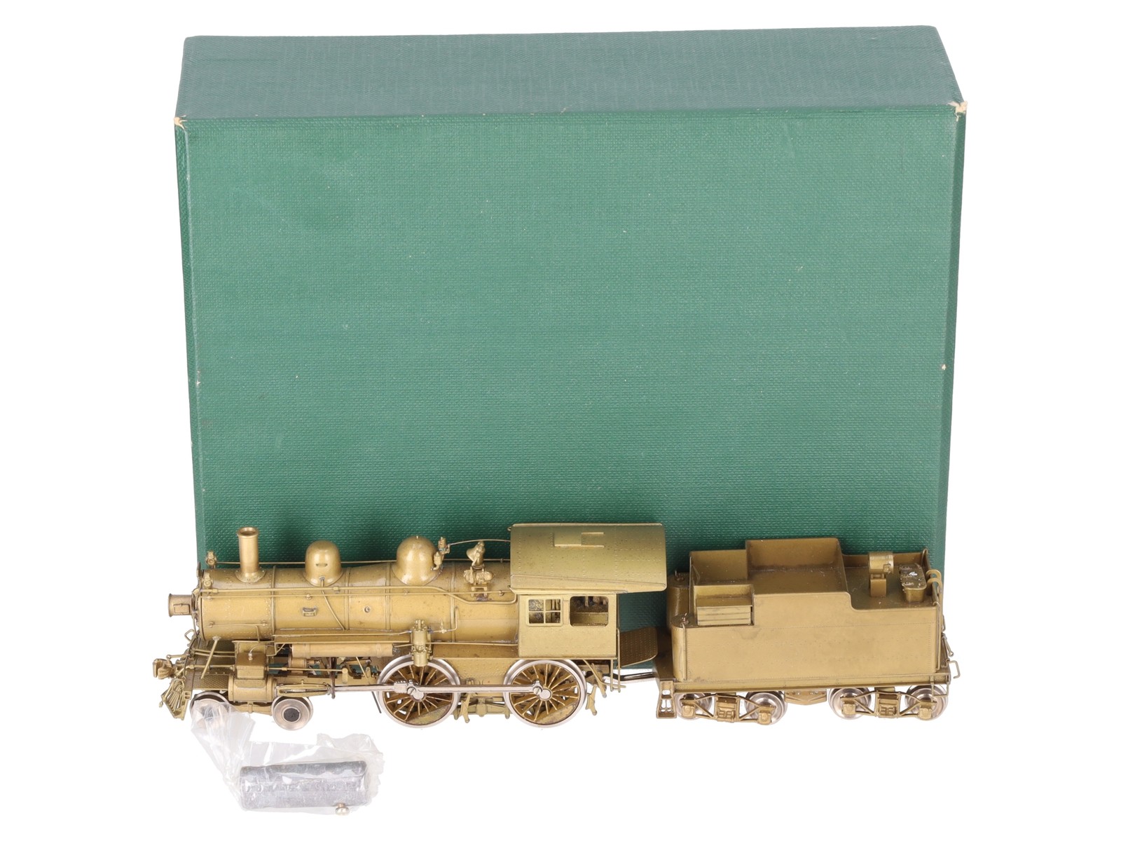 Pacific Fast Mail HO BRASS B&M 4-4-0 A-41F Steam Locomotive & Tender- Unpainted