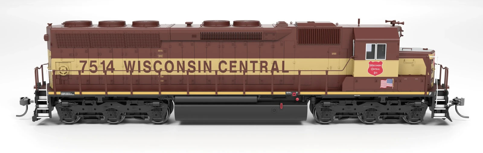 Broadway Limited HO 9824 Wisconsin Central Operation Lifesaver EMD SD45 Diesel