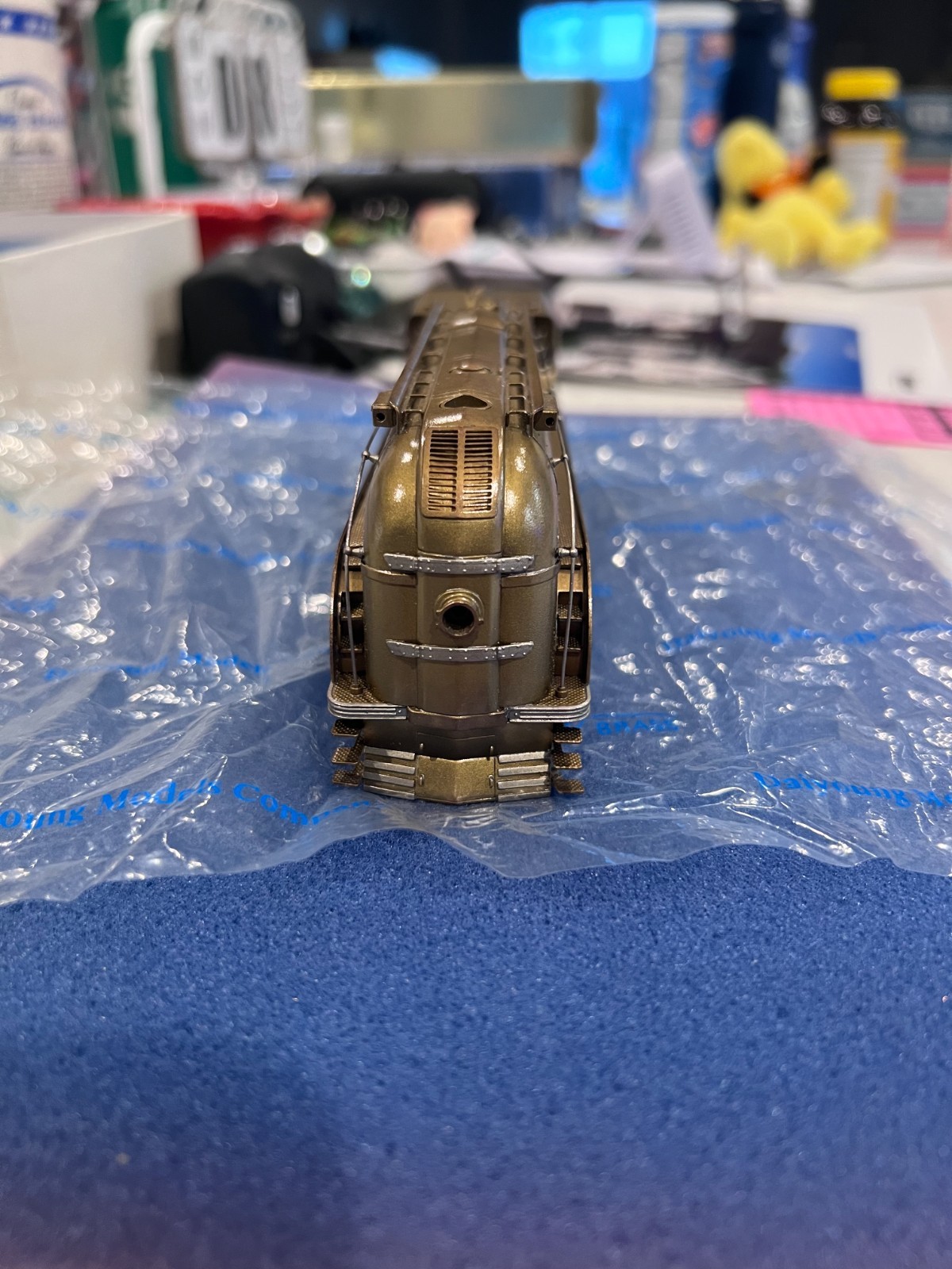 NJ Custom Models HO Scale UP 4-6-2 ’49er’ Steam Brass in Original Box