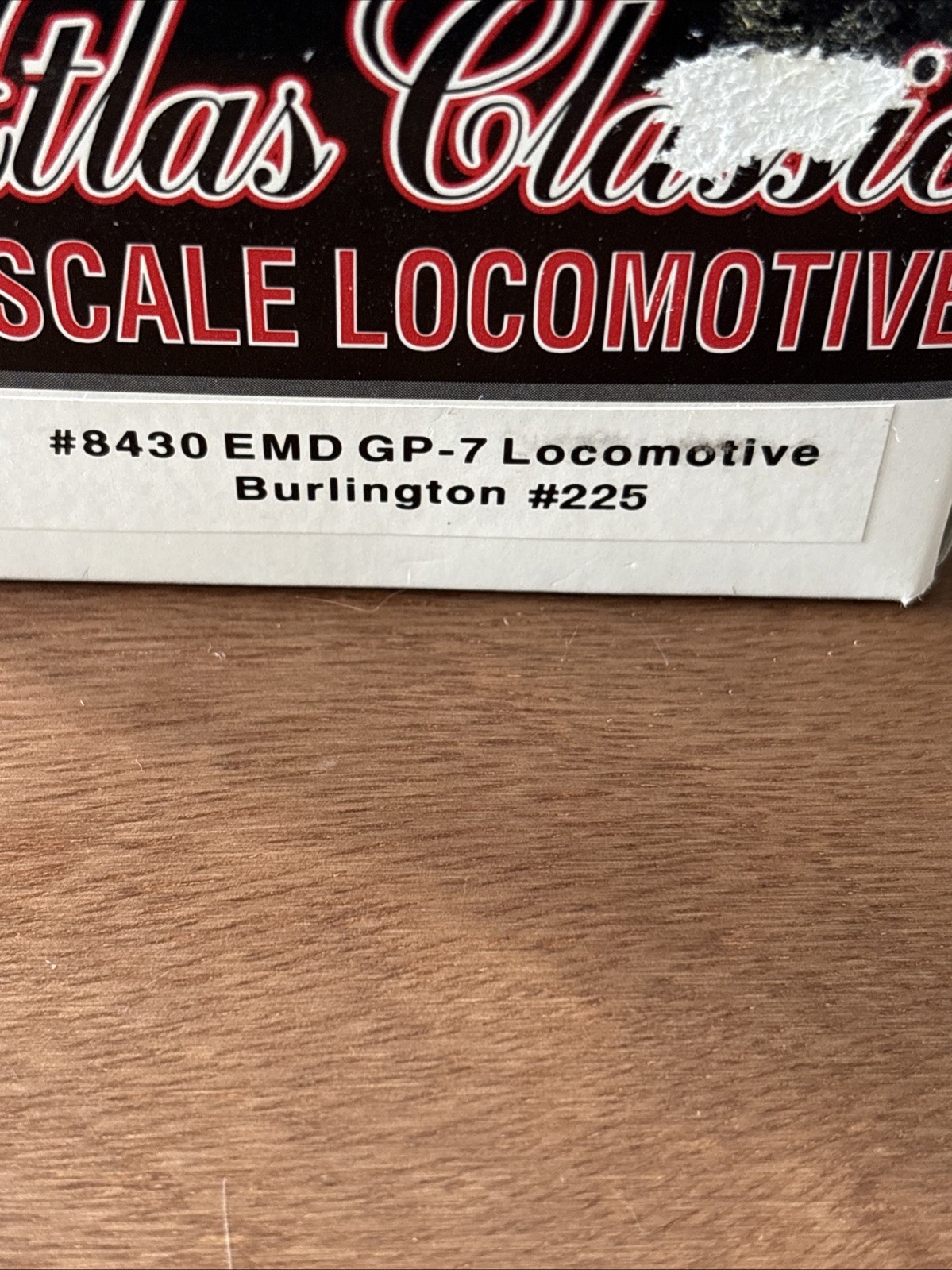 HO Atlas Classic 8430 Chicago Burlington Route GP7 Locomotive #225 L/N