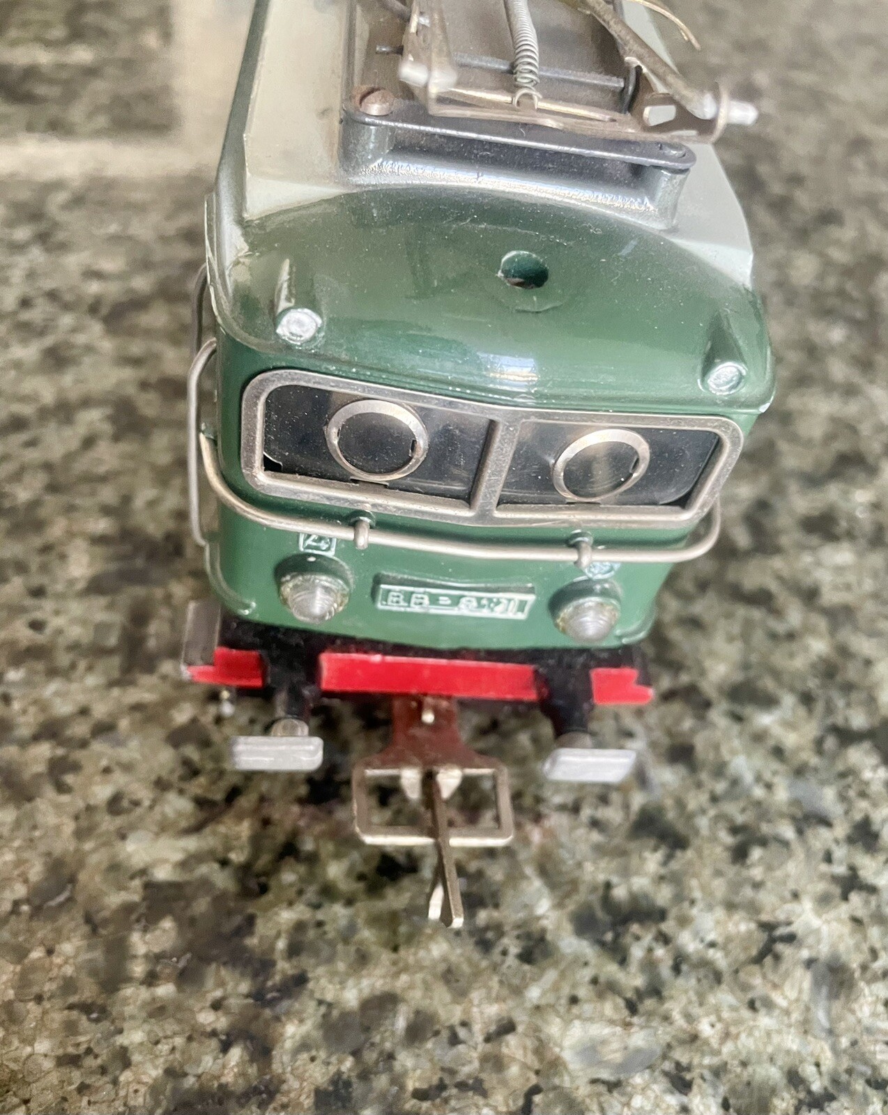 Vintage 1956 JEP BB 8101 green Locomotive. O Gauge. Made in France 🇫🇷