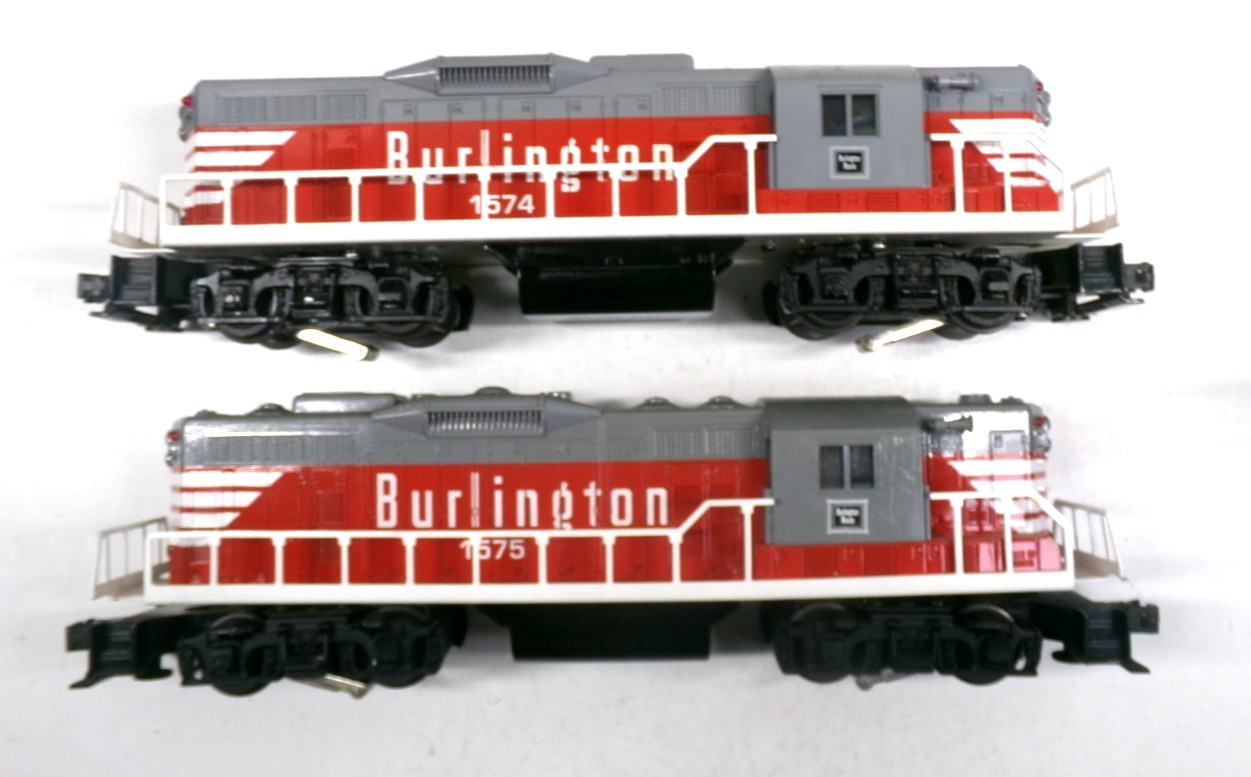 O gauge Williams Burlington GP 9 A+A diesel engine set in original box (lot 129)