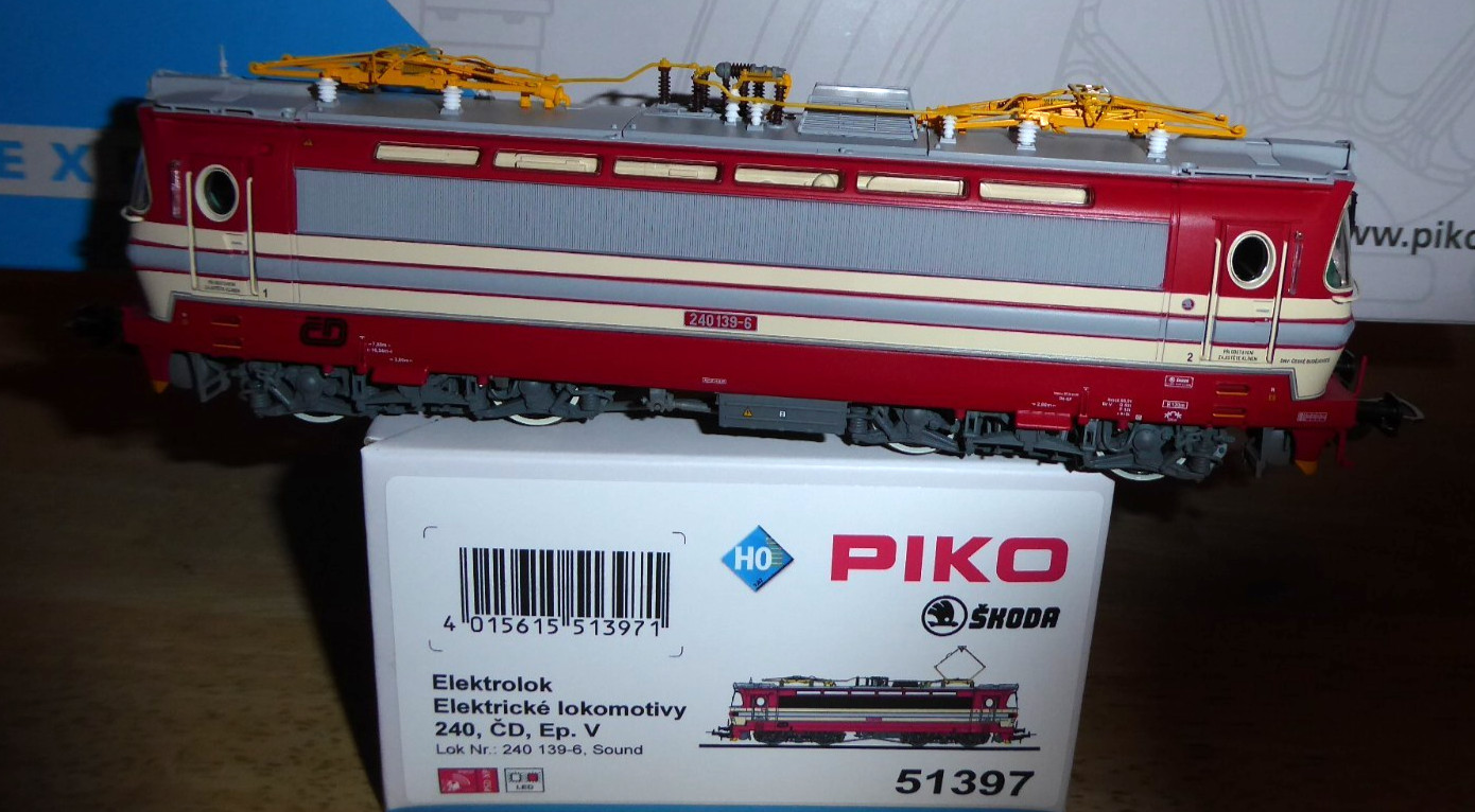 Piko 51397 H0 DCC Sound Locomotive Br 240 Laminatka Of The CD Epoch 5/6 IN Ob