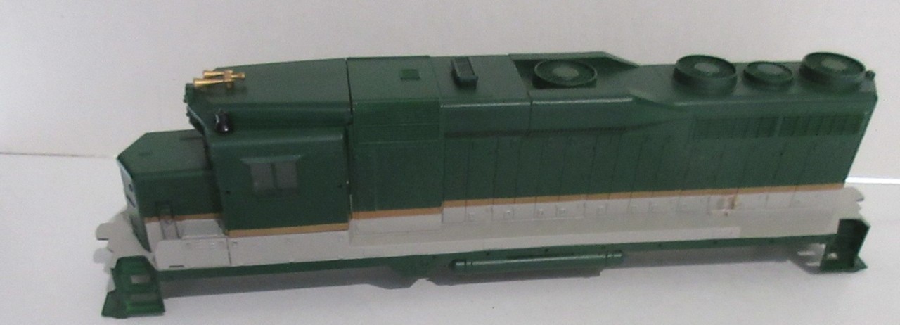 HO Scale BRAND NEW Green Gold locomotive SHELL ONLY