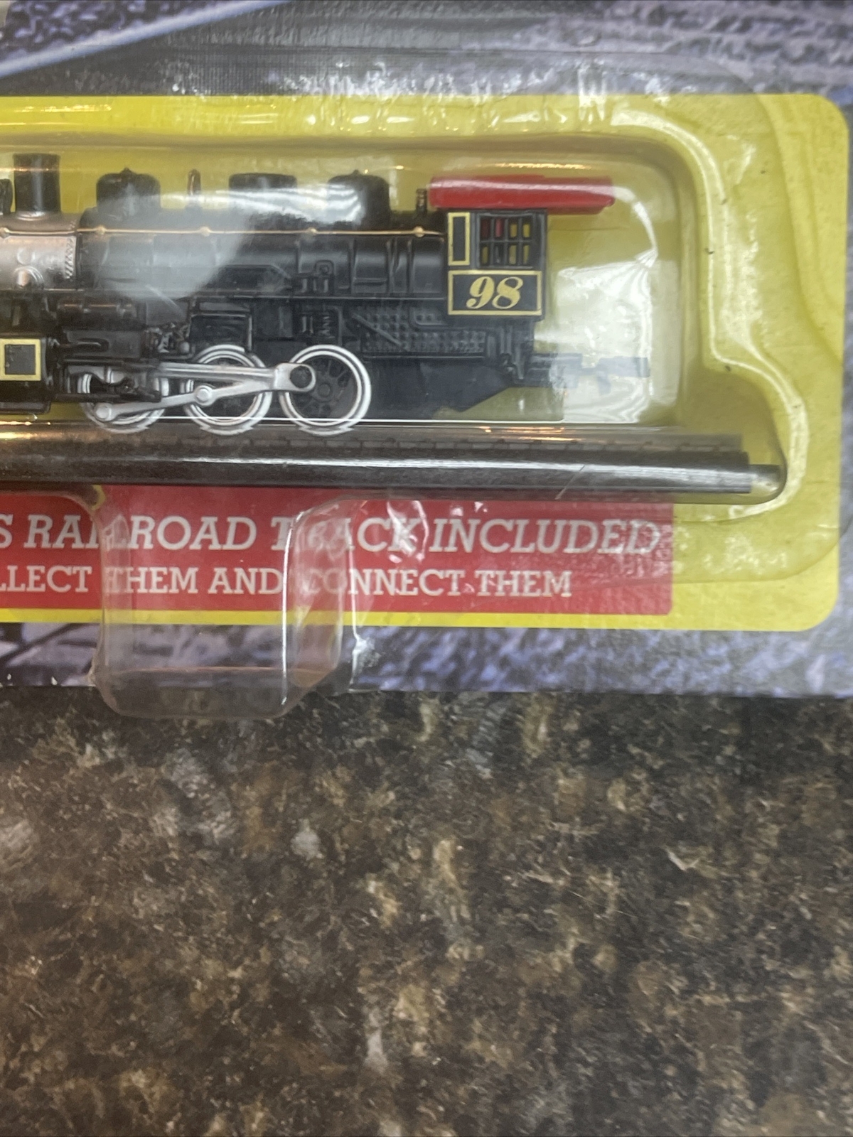 Vintage Maisto On Track 98 Caboose Die Cast Metal Replicas Train Caboose W/Bonus