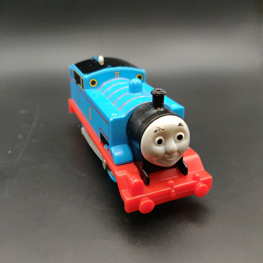 Thomas & Friends Mattel Train James The Red & Thomas Blue Plastic 2013 Used