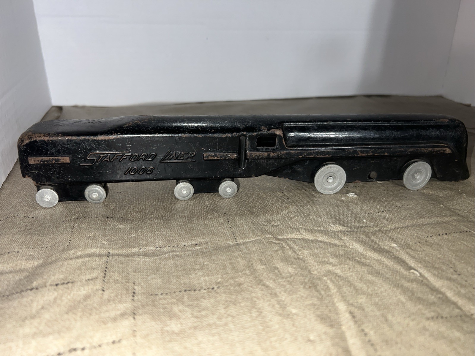 Vintage 1940’s Stafford Lines #1006 Steel Locomotive Black