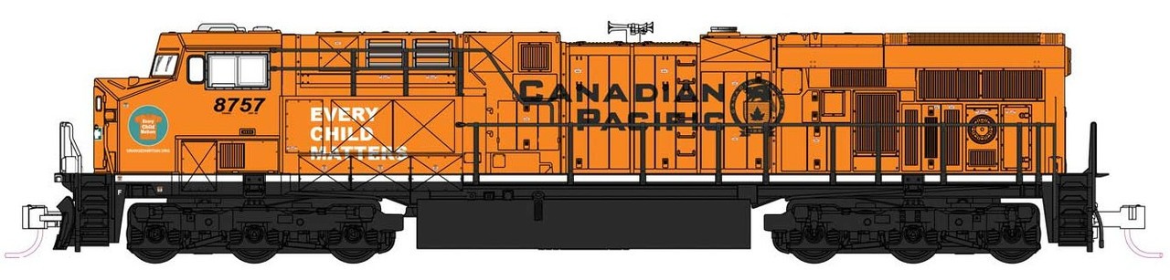 KATO N 176-8960 GE ES44AC CANADIAN PACIFIC RD #8757 FACTORY NEW!!!