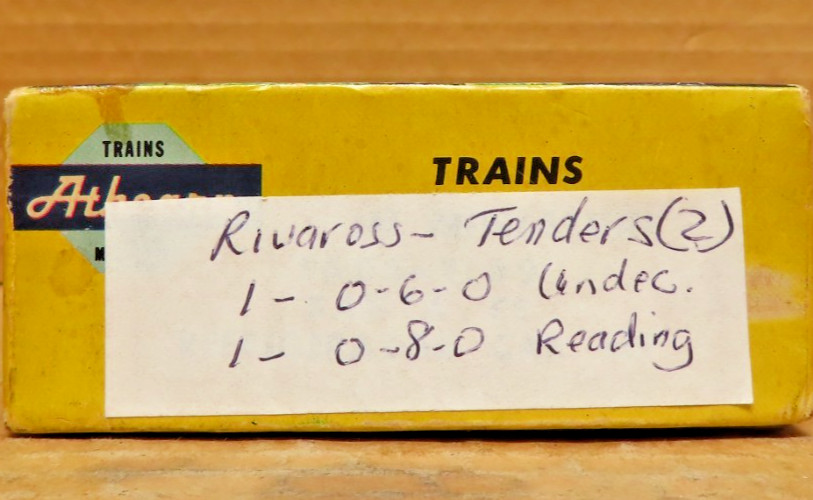 AHM/RIVAROSSI 2 TENDER 0-6-0 AND 0-8-0 READING HO SCALE