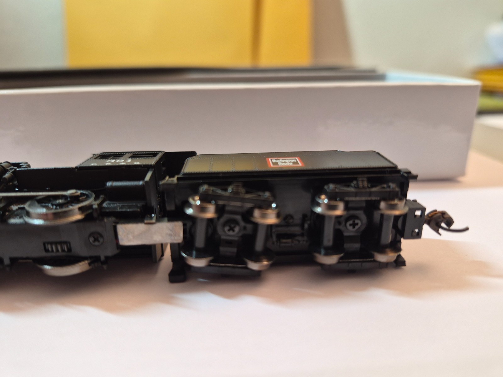 MODEL POWER-MRC 876241 N SCALE CB&Q 4-4-0 AMERICAN DCC/SOUND EQUIPPED RD# 391