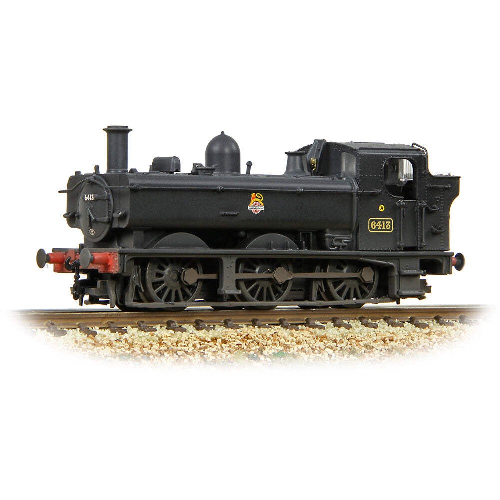 Graham Farish 371-986C N Gauge BR Black (Early) 64XX Pannier Tank 6413 [W]