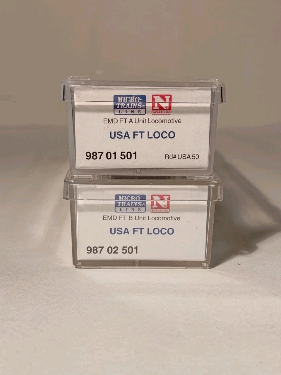 N Scale Micro-Trains 98701501 AB Diesel Locomotive Set USA United States Livery