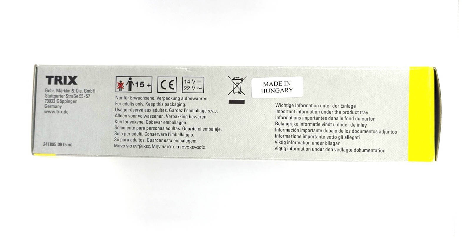 Minitrix 16611 SNCF CC 6528 Capitole Electric Locomotive N Scale DCC New