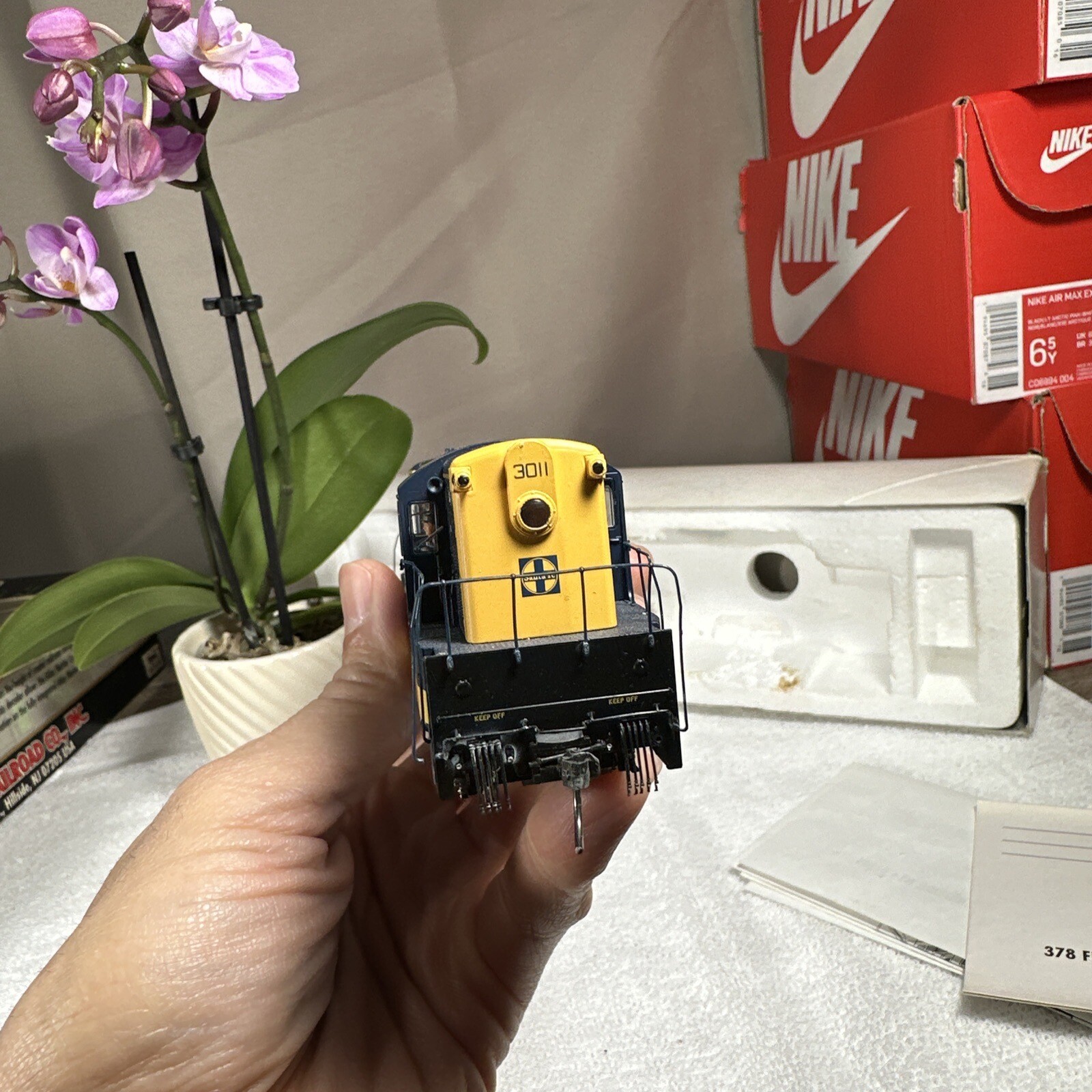 ATLAS MASTER HO SCALE 9555 H16-44 SANTA FE Locomotive #3011 RARE +Box+Manual