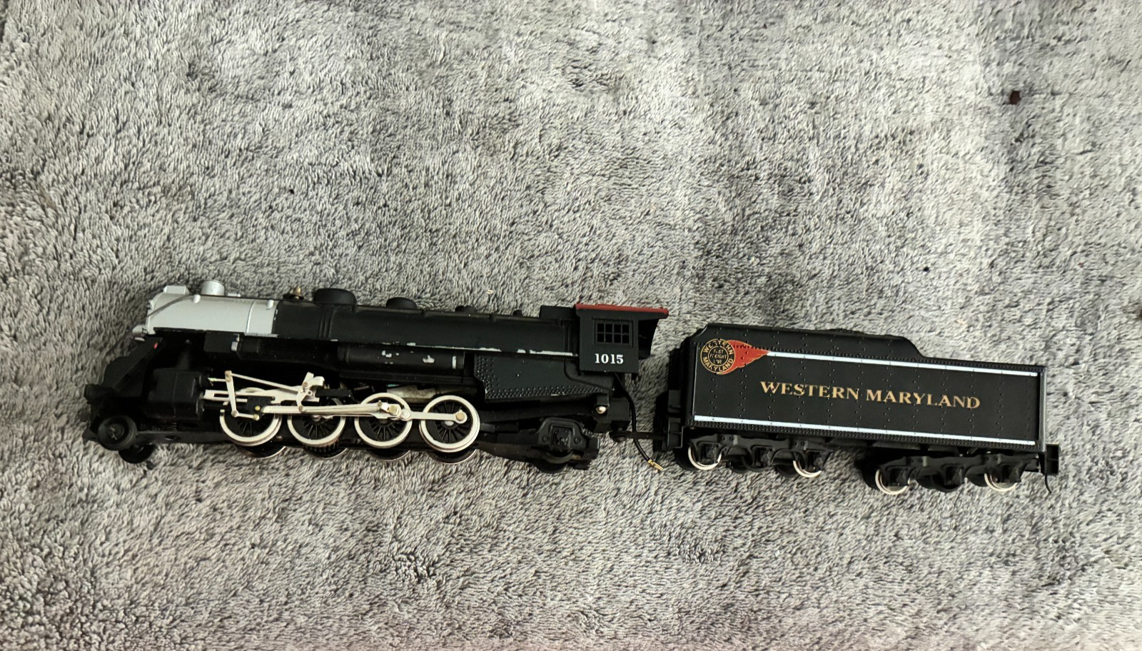 Mantua HO Western Maryland WM 2-8-2 Locomotive w/ Tender Working No Box!