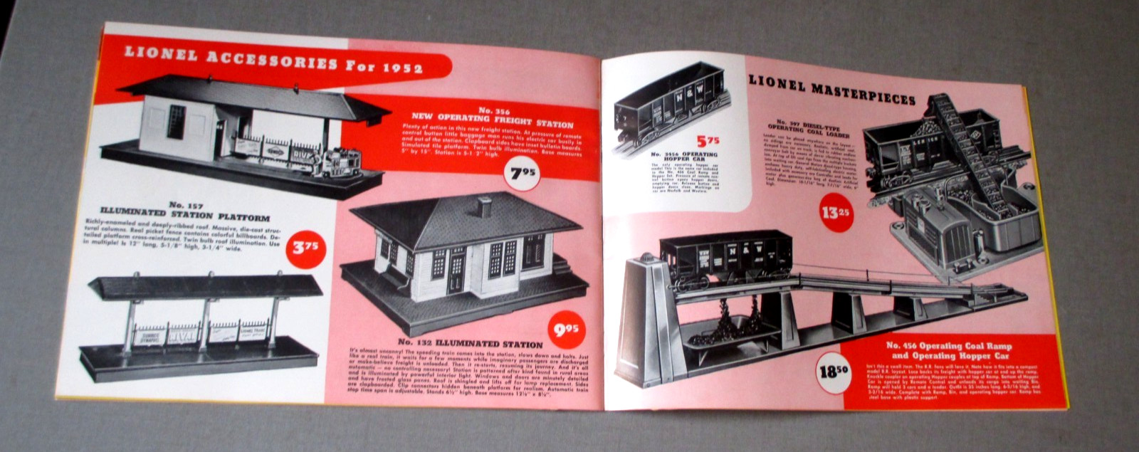 1952- LIONEL TRAINS- DEALER ADVANCE SALES NEW MODELS CATALOG- EXC- O- GAUGE LOCO