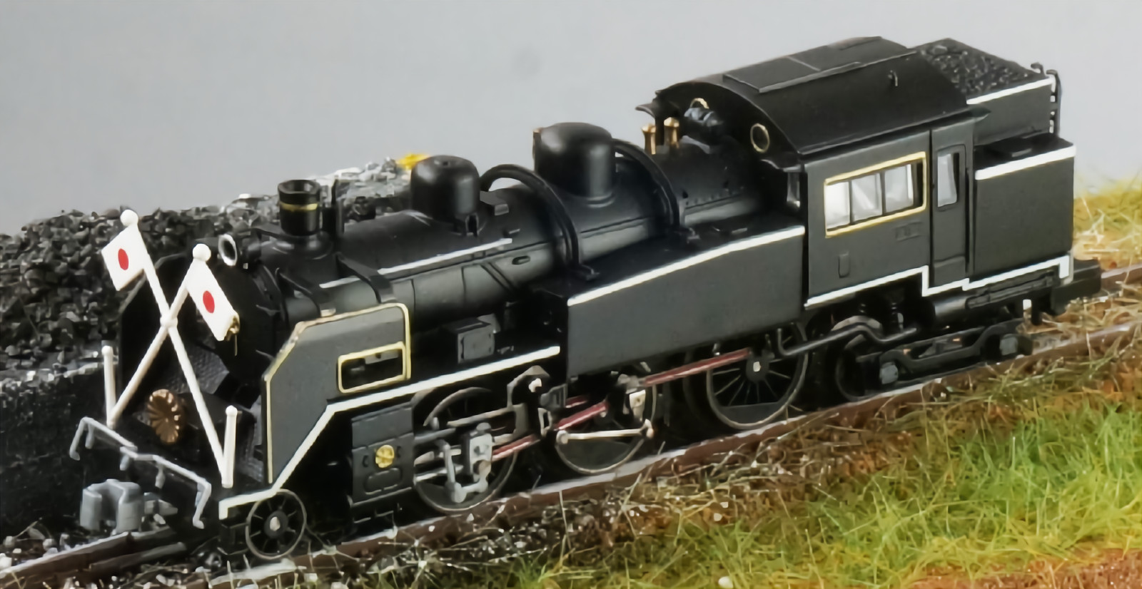 N Scale Tramway 2-6-4 JNR C11 Steam Locomotive #200 Emperor’s Private Train Spec