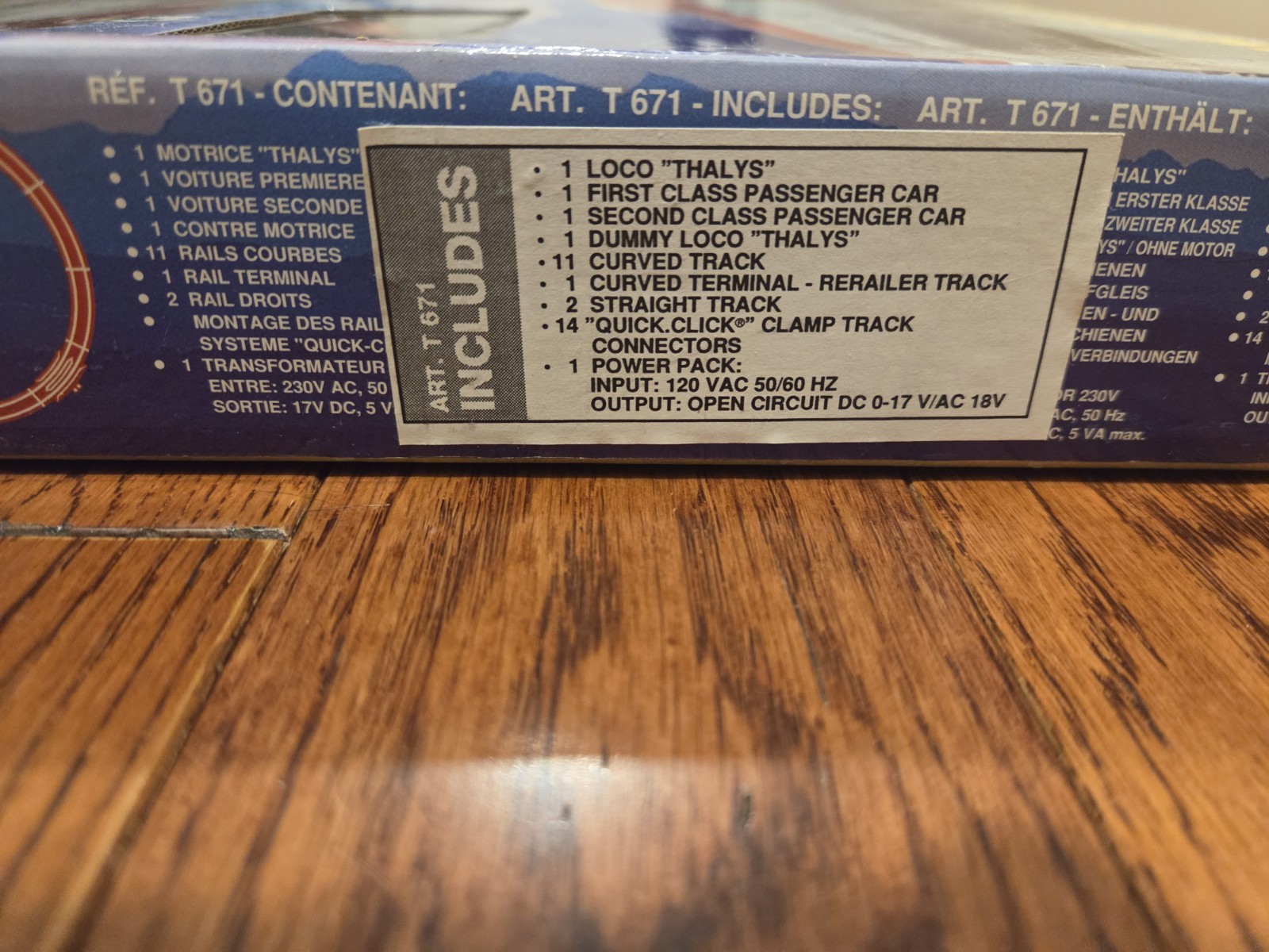 Mehano HO Scale THALYS High-Speed Electric Train Set – (NEW SEALED IN BOX)