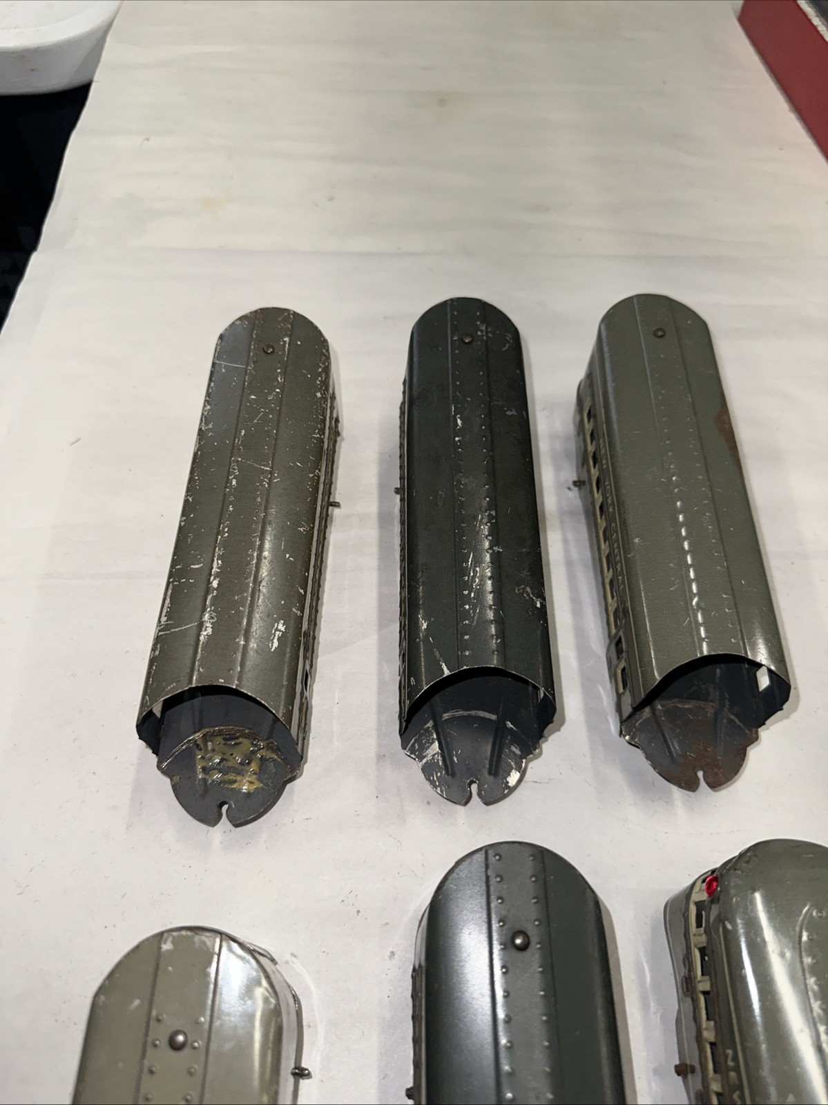 Marx Prewar Mercury NYC Wind Up Train Set Complete O Gauge Tin Litho Works