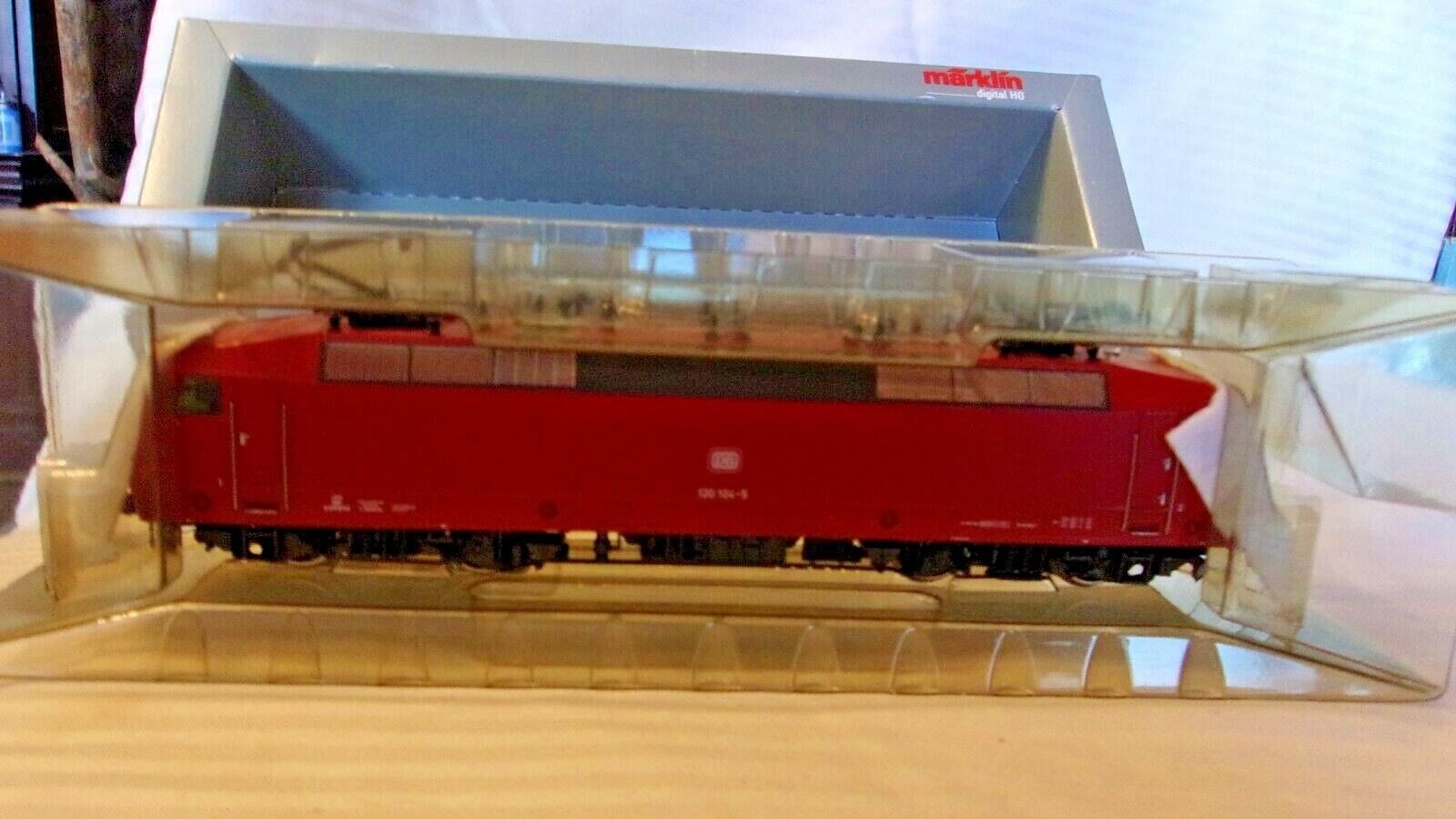 HO Scale Märklin BR 120.1 Electric Locomotive Deutsche Bahn, Red #3654 BNOS