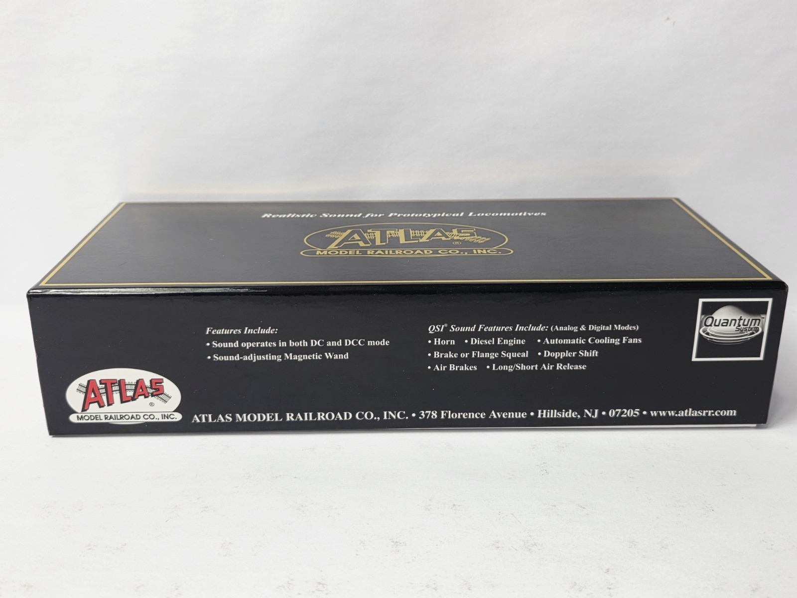 ATLAS GOLD SANTA FE LOCOMOTIVE #4525 W/ SOUND IN BOX VERY NICE LOT 11