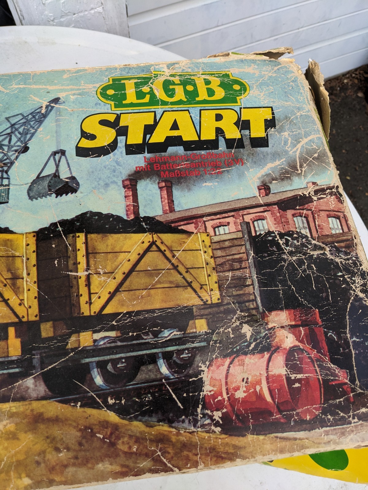 LGB LEHMANN G SCALE BIG TRAINS SCHOEMA DIESELLOK 20601 Set Original Vintage