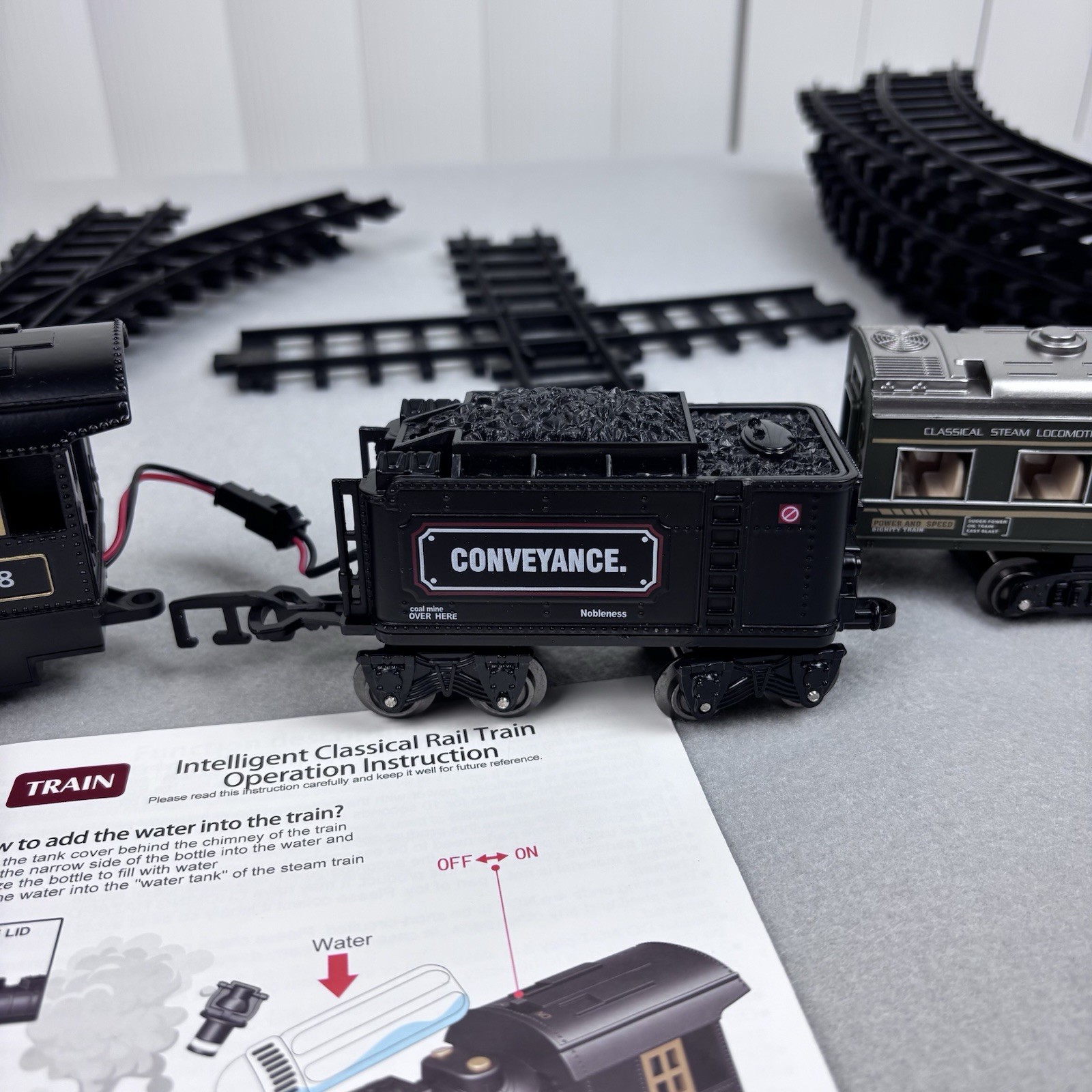 G.M.D. FX-03238 Express Model Train Locomotive Engine Steam Sounds Tested