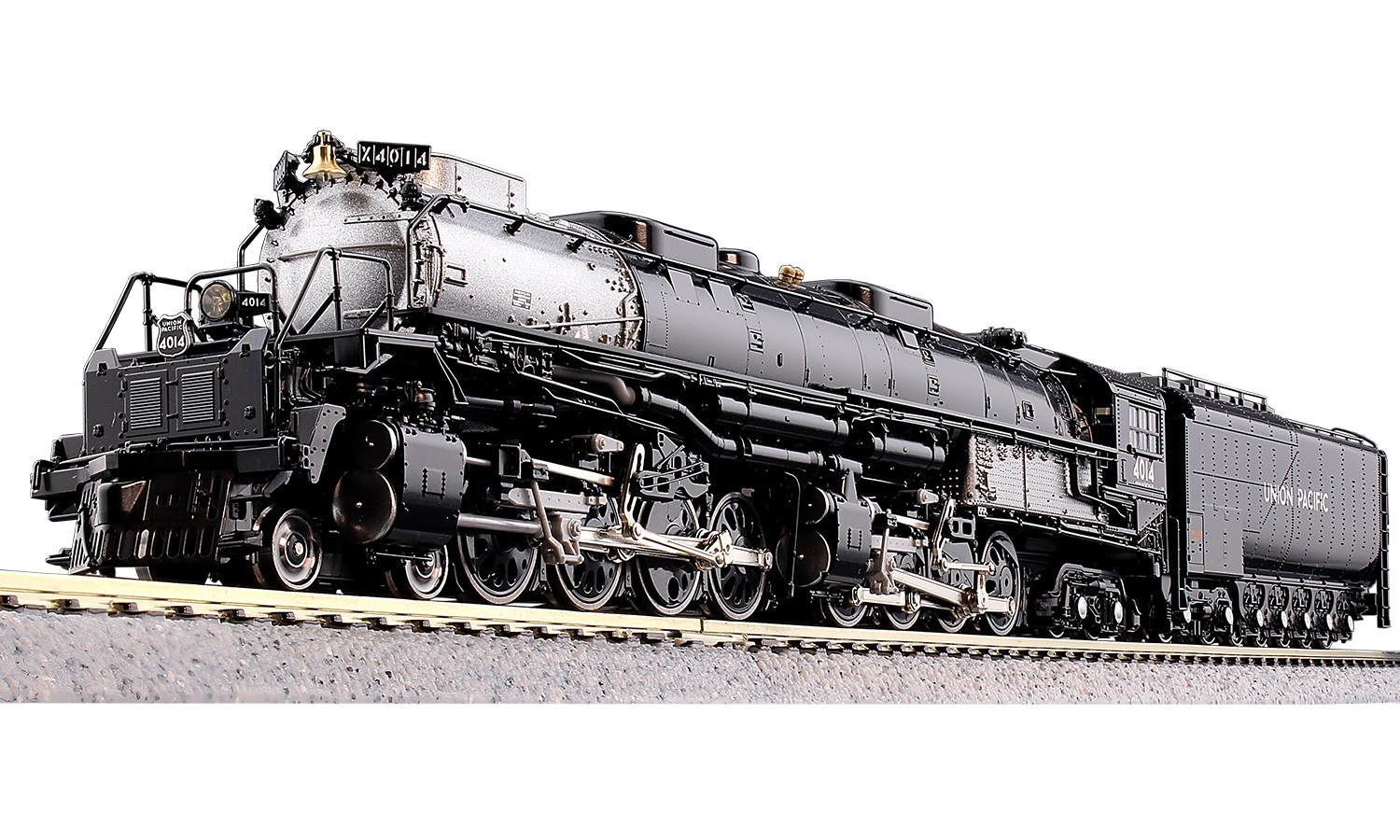KATO UP Union Pacific Big Boy N Scale Steam Locomotive – Black (126-4014-DCC)