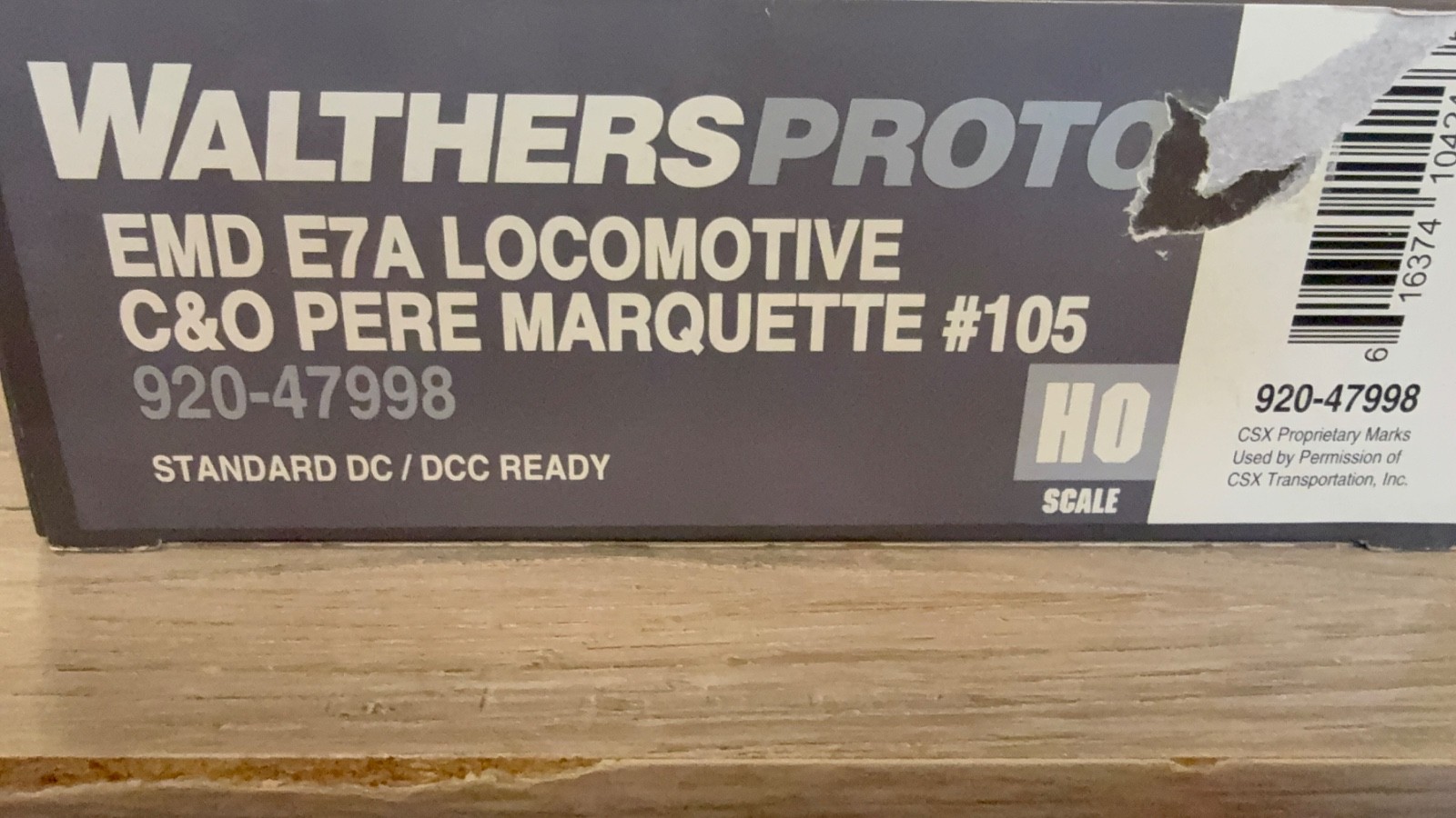 Walthers Proto EMD E7A Locomotive C&O Pere Marquette #105 DC DCC Ready