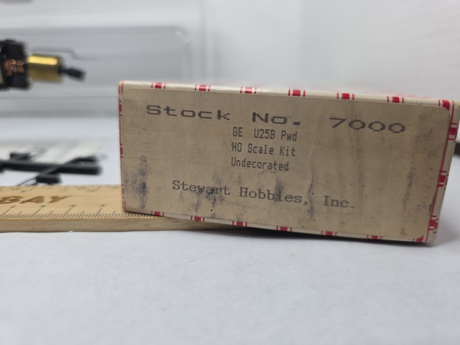 Stewart HO Scale 7000 Undecorated GE U25B Diesel Loco NOS Needs Motor Mounts (C)