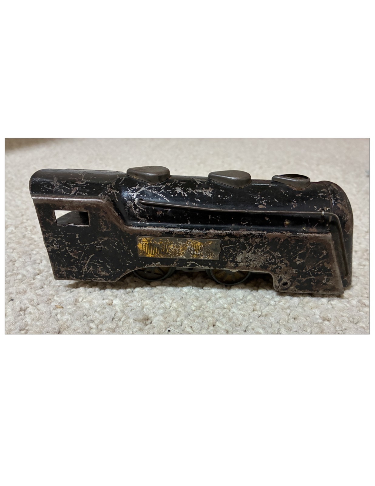 Pre-War, O Gauge, Commodore Vanderbilt 265W Locomotive, Lionel Tender/ Dump Car