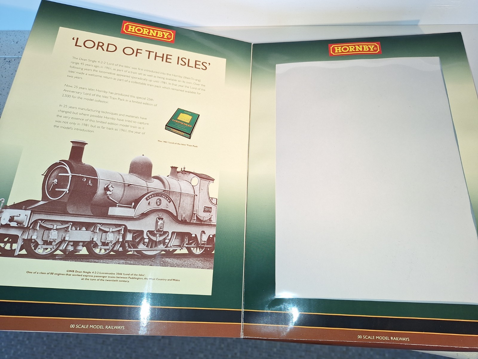Hornby R2570 Lord Of the Isles Train Pack. Ltd Ed. Mint, Unused. OO Scale.Boxed