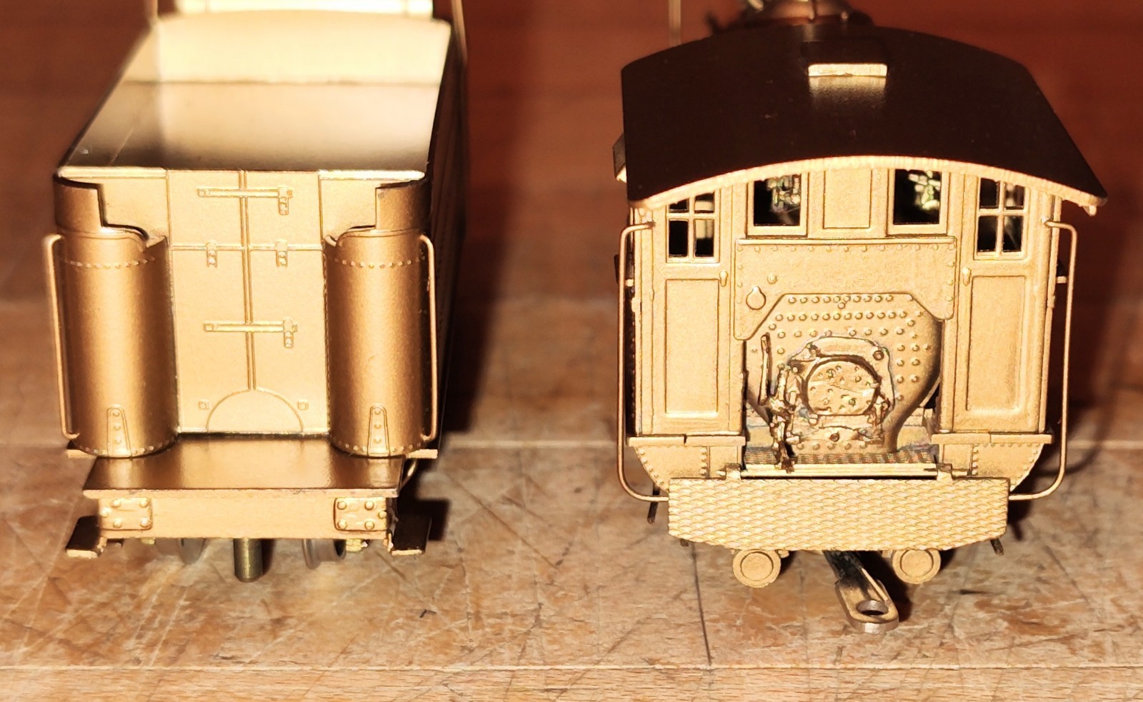 Last Run Westside Model Company Brass D&RGW C-16 #278 Coreless Motor Cab Detail