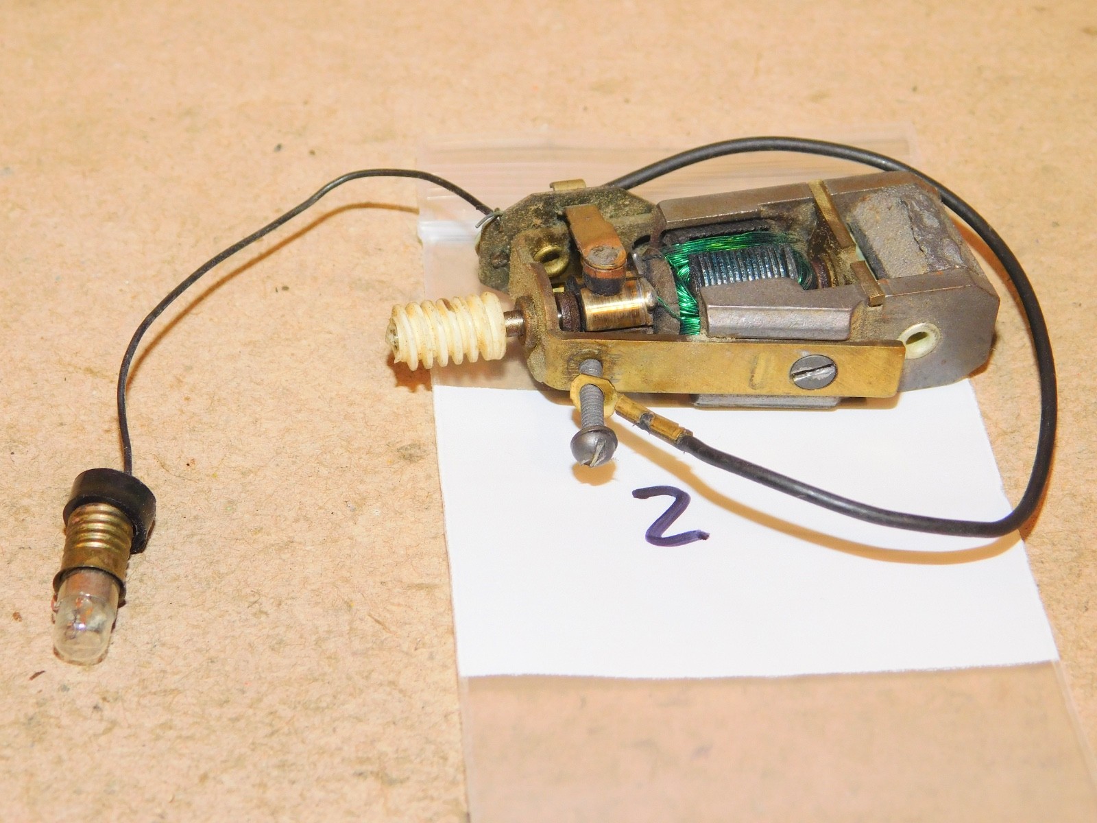 Tyco Mantua HO Parts Pacific Mikado Steam Locomotive Motor w/ Light RUNS WELL #2