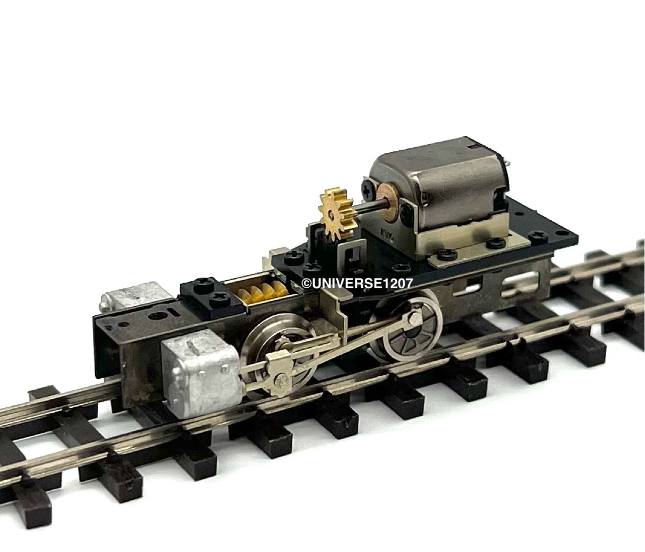 N/HOn30/HOe/009 Scale Aru 0-4-0 Steam Locomotive Power Drive Chassis 14mm/7mm