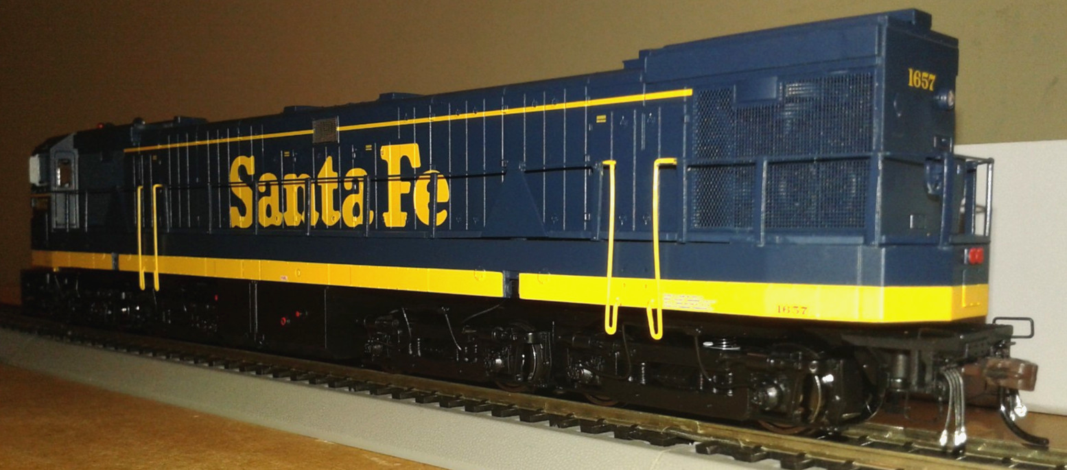 HO SCALE ATHEARN GENESIS GE U50 SANTA FE ATSF #1657 DCC & SOUND G41183