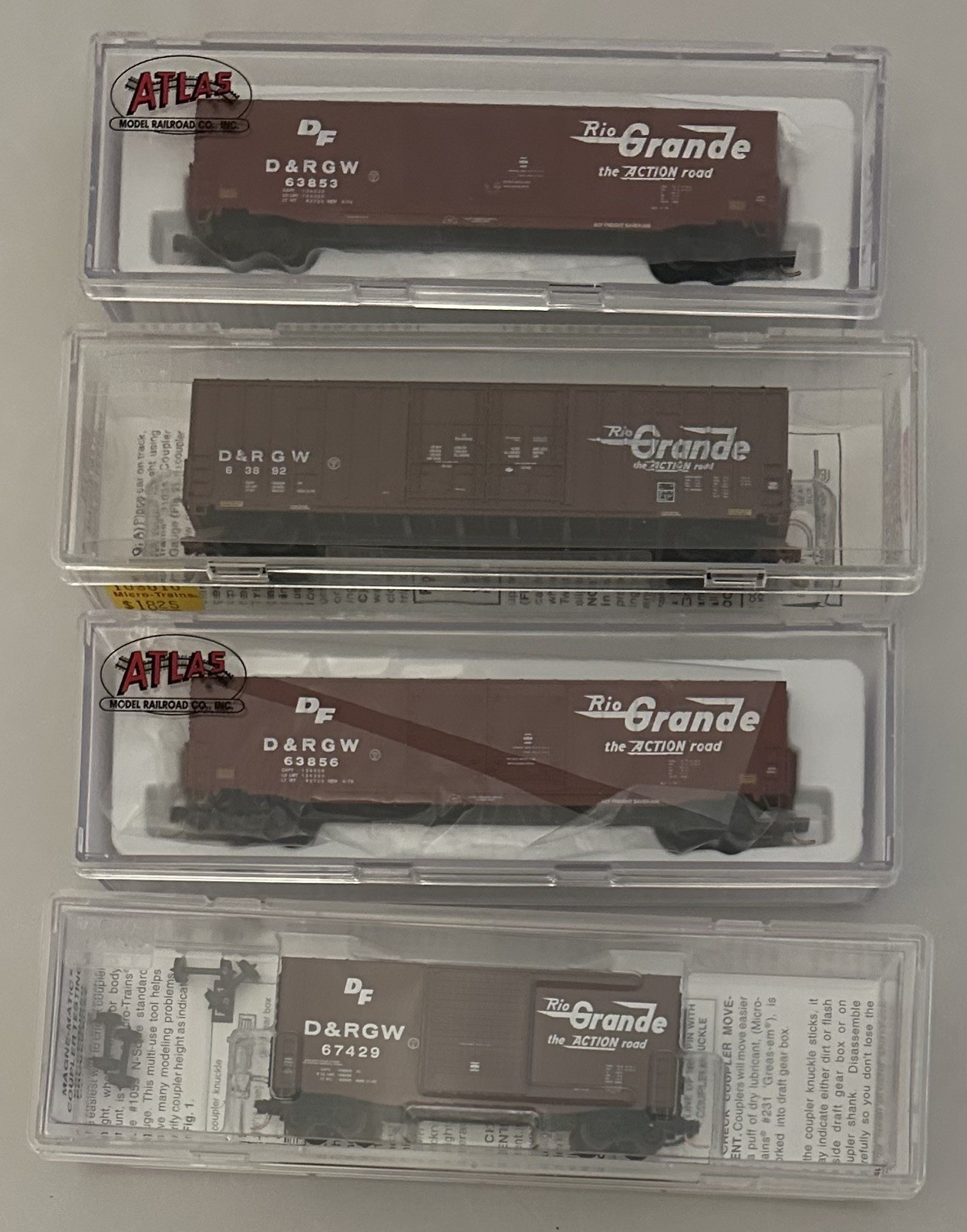 Huge N Scale Lot | D&RGW | 52 Freight Cars + 4 Locomotives | Rio Grande