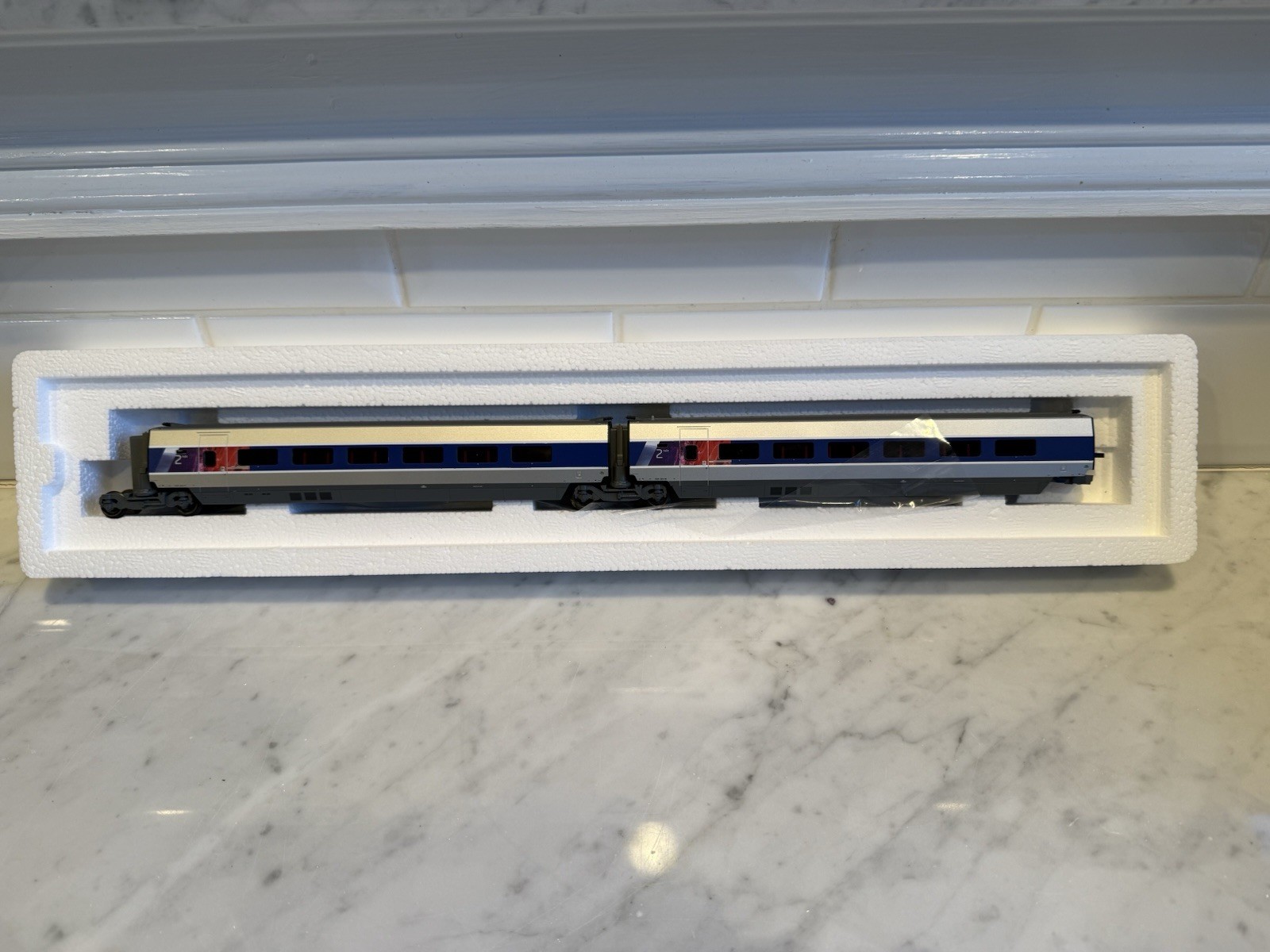Marklin 37790 SNCF TGV POS 10-cars Full Set with mfx