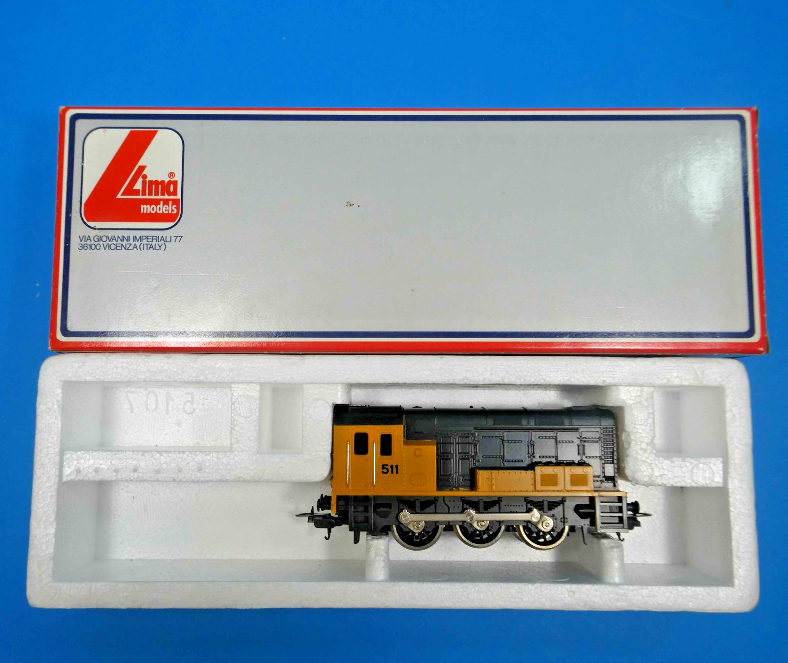 LIMA HO/OO DUTCH NS DIESEL SHUNTING LOCOMOTIVE 205129MG – OB – 1983