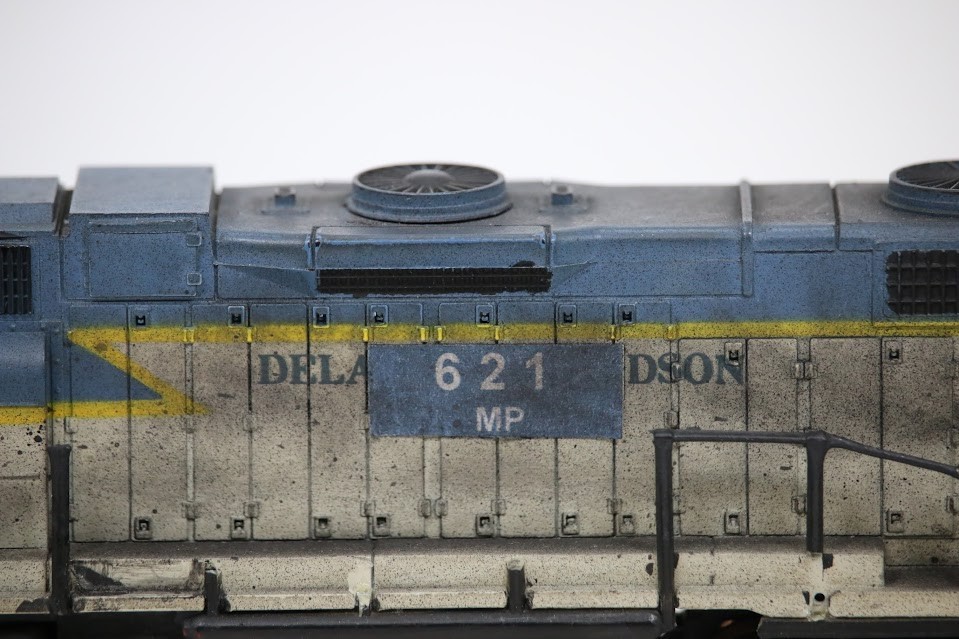 HO Scale Custom Weathered Life-Like GP38 D&H Dummy #7301