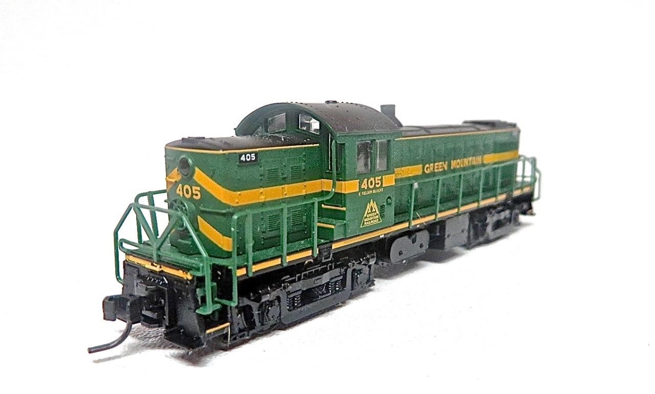 N GAUGE Atlas Classic 40-004095 Green Mountain Alco RS1 DC Diesel Locomotive 405